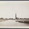 View of Ponquogue Lighthouse. On Shinnecock Bay. Ponquogue, Southampton