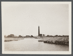View of Ponquogue Lighthouse. On Shinnecock Bay. Ponquogue, Southampton