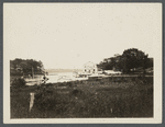 View of Weesuck Boat Works. South of Montauk Highway, on Weesuck Creek. East Quogue, Southampton
