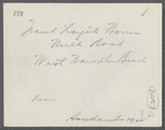 Frank Hajek house (tailor, bakery). Mill Road, Westhampton Beach. Westhampton, Southampton