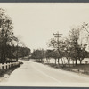 View of mill pond and old gristmill (on left) at Beaverdam. South side Montauk Highway. Built about 1747. Westhampton, Southampton