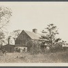 Old house. NW corner Montauk Highway and road to Speonk shore. Remsenburg, Southampton