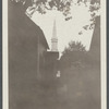 View of Presbyterian Church tower. South side Union Street, opp. Church Street. Known as Third Church. Dedicated 5/16/1844. Sag Harbor, Southampton