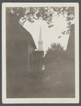 View of Presbyterian Church tower. South side Union Street, opp. Church Street. Known as Third Church. Dedicated 5/16/1844. Sag Harbor, Southampton