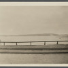 View from Steamboat Wharf of Greenport Harbor, showing Shelter Island in the distance. Greenport, Southold