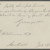 House. West side Carpenter Street, about on line of Front Street. E. Volckman (1873). Greenport, Southold