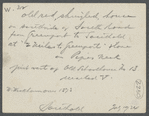 House. South side of South Road from Greenport to Southold, at 2 miles to Greenport stone, on Pipes Neck. W. Wickhan owner (1873). Pipes Neck, Southold