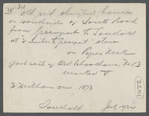 House. South side of South Road from Greenport to Southold, at 2 miles to Greenport stone, on Pipes Neck. W. Wickhan owner (1873). Pipes Neck, Southold