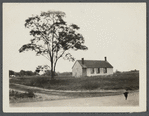 Old Schoolhouse No. 13. South side of South Road from Greenport to Southold, at 2 miles to Greenport stone. Pipes Neck, Southold