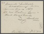 Second Southold Academy building. S.E. of Horton's Lane and railroad tracks, opened December 10, 1867. Southold, Southold