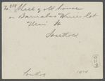 Shell of old house. Barnubus Wines? lot, northwest side of Main Street, west of Soldiers Monument. Formerly Joseph H. Horton's house. Southold, Southold