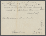 Shell of old house. Barnubus Wines? lot, northwest side of Main Street, west of Soldiers Monument. Formerly Joseph H. Horton's house. Southold, Southold