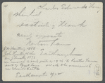 Charles Edwards House. Formerly owned by the Hunttings in 1858. East side of Main St., south of Newtons Lane. East Hampton, East Hampton