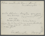 George H. Hand's house. North of Huntting's house. East Hampton, East Hampton