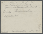 Abraham Dayton's house (1873). East side of Main Street, north of East Hampton Star Office. East Hampton, East Hampton