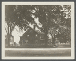 George H. Hand's house (1858). Formerly the residence of Dr. L. Beecher (1799). In 1873 it was Mrs. A. Hand Boarding House. East side Main St., south Newtons Lane. East Hampton, East Hampton