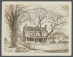 George H. Hand's house (1858). Formerly the residence of Dr. L. Beecker (1799). In 1873 it was Mrs. A. Hand Boarding House. East side of Main St., north of Huntting Lane. East Hampton, East Hampton