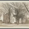 Presbyterian Church, erected 1861. On left is the Presbyterian Chapel. East side Main Street, south of David's Lane. East Hampton, East Hampton