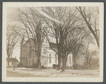 Presbyterian Church, erected 1861. On left is the Presbyterian Chapel. East side Main Street, south of David's Lane. East Hampton, East Hampton