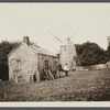 Photo of Mulford barn, windmill and Payne cottage. East side Main Street, south of Dunemere Lane. East Hampton, East Hampton