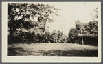 Photo of Mulford barn, windmill and Payne cottage. East side Main Street, south of Dunemere Lane. East Hampton, East Hampton