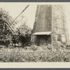 Photo of Mulford barn, windmill and Payne cottage. East side Main Street, south of Dunemere Lane. East Hampton, East Hampton