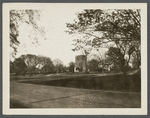 St. Luke's Episcopal Church and Parish House on right. John Howard Payne's house on left. East side Main Street. East Hampton, East Hampton