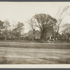 John Howard Payne's house. St. Luke's Episcopal Church on right. East side Main Street. East Hampton, East Hampton