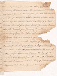 Letter from Horatio Gates