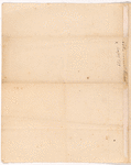 Letter to an unidentified correspondent