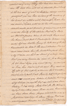 Letter to an unidentified correspondent