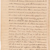Letter to an unidentified correspondent
