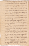 Letter to an unidentified correspondent