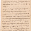 Letter to an unidentified correspondent