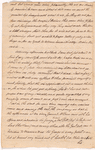 Letter to an unidentified correspondent