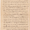 Letter to an unidentified correspondent