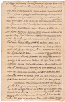 Letter to an unidentified correspondent