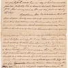 Letter to an unidentified correspondent