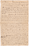 Letter to an unidentified correspondent