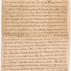 Letter to an unidentified correspondent