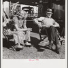 Guests at Sarasota trailer park. Sarasota, Florida.