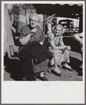 Guests at Sarasota trailer park. Sarasota, Florida.