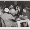 "Bingo" affords amuseument for the guests at Sarasota trailer park. Sarasota, Florida.