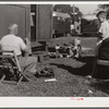 Getting ready to go fishing. Sarasota trailer park, Sarasota, Florida.