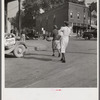 Mountain people with groceries and supplies. Jackson, Breathitt County, Kentucky.