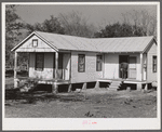 Spanish trapper's new home purchased with the help of a FSA (Farm Security Administration) loan. On Delacroix Island, Louisiana. See general caption number one.