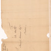 Letter from William Vernon and James Warren