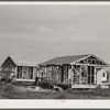 Migratory labor camp under construction. Pahokee, Florida.