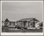 Migratory labor camp under construction. Pahokee, Florida.