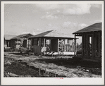 Migratory labor camp under construction. Pahokee, Florida.